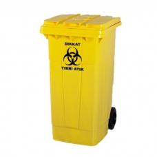 240 Lt Plastik Tıbbi Çöp Konteyneri
